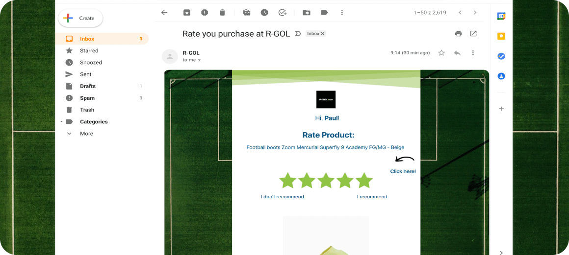 custom email
